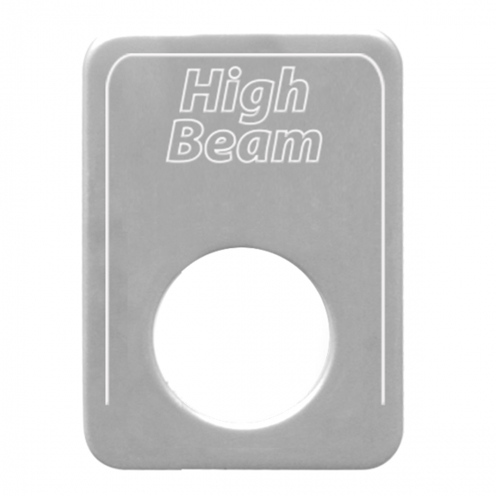 Kenworth High Beam Indicator Light Single Switch Plate