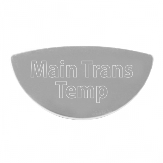 Kenworth Main Transmission Temperature Gauge Emblem