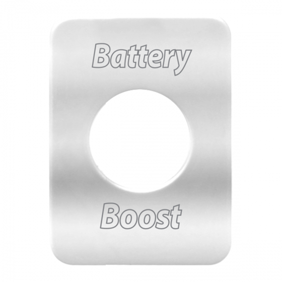 Freightliner Stainless Steel Battery Boost Switch Plate