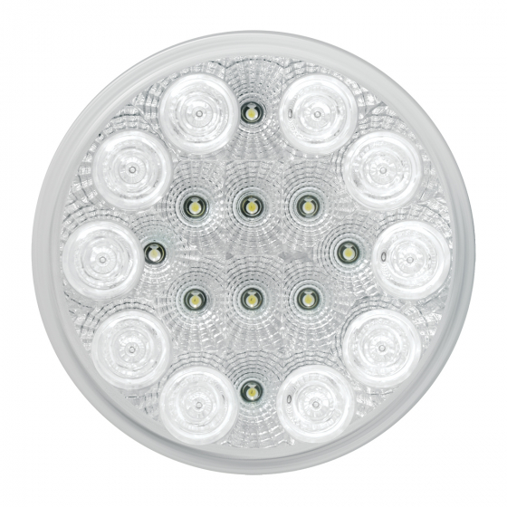 4 Inch Low Profile 20 White LED Back-Up Light with Plug