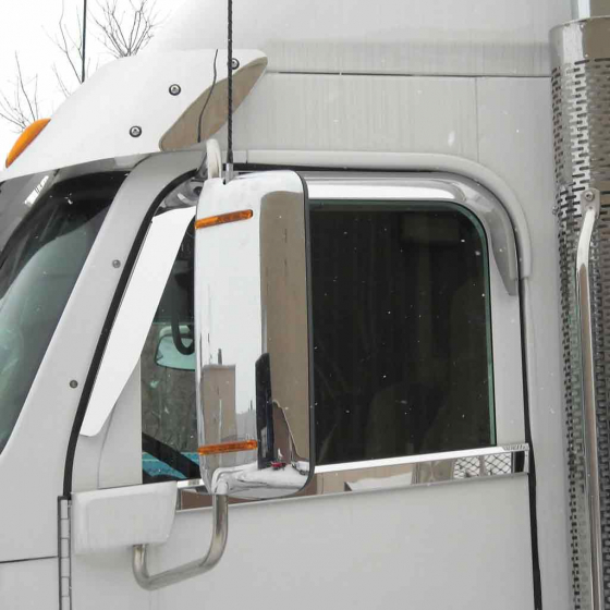 TRUX Freightliner Coronado Door Window Shades