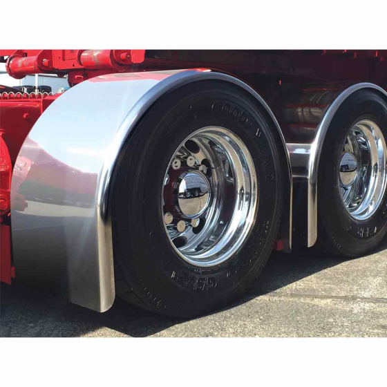 96 Inch Smooth Long Single Axle Fender