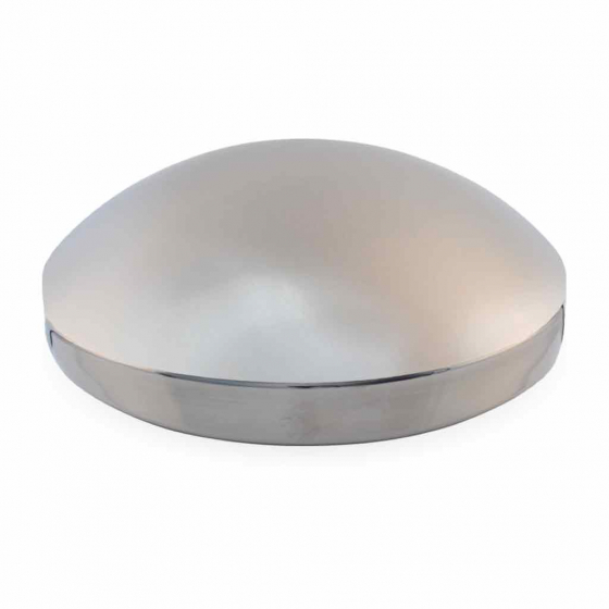 8 1/4 Inch Stainless Steel Rear Hubcap