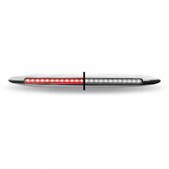 17 Inch Red Stop/Turn/Tail & White Back Up LED All in One Light