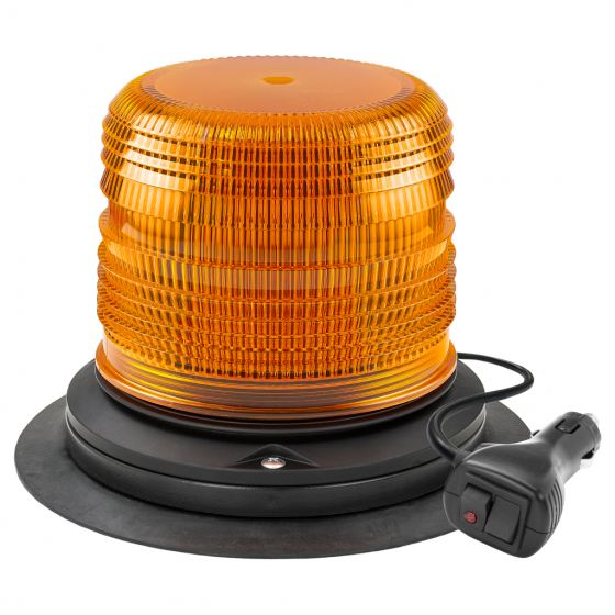 Class 1 Beacon Medium Profile LED Warning Light With 36 Patterns And Cigarette Plug With Dual Switch