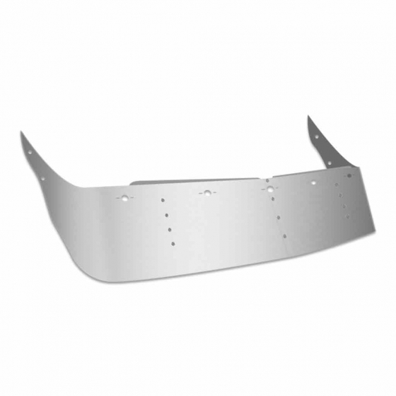 Freightliner Columbia and Century Class Mid Roof Sunvisor - (TX-TSUN-F19) With 5 Slotted Light Holes