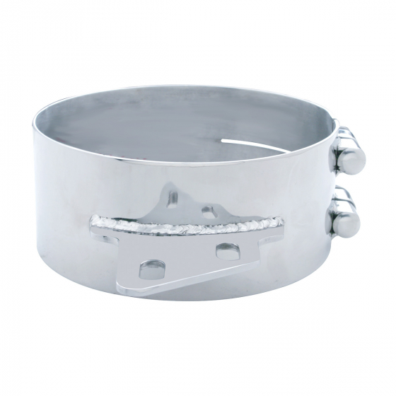 8 Inch Stainless Steel Wide Angled Butt Joint Exhaust Clamp