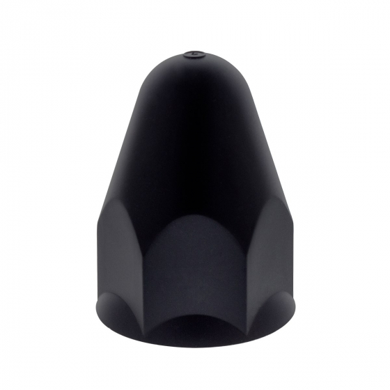 Matte Black Painted Push-On Bullet Nut Cover