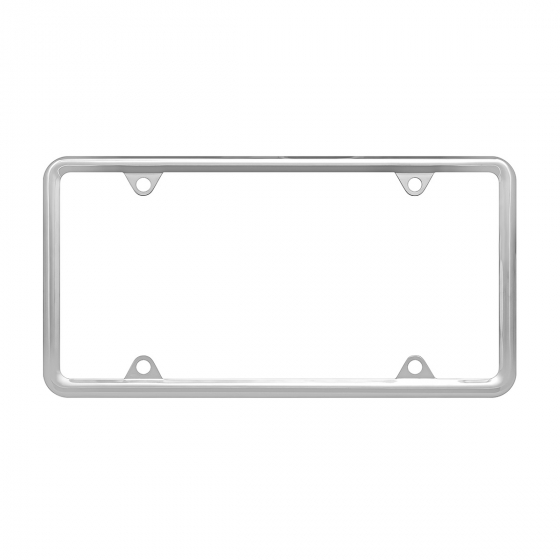 Chrome Slim License Plate Frame