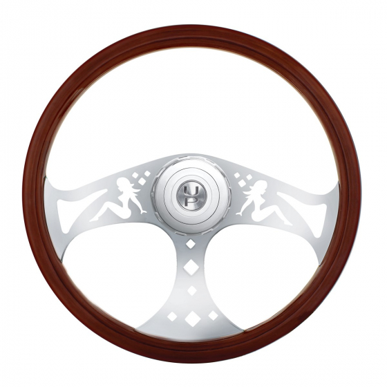18 Inch Lady steering Wheel For Newer Peterbilt and Kenworth
