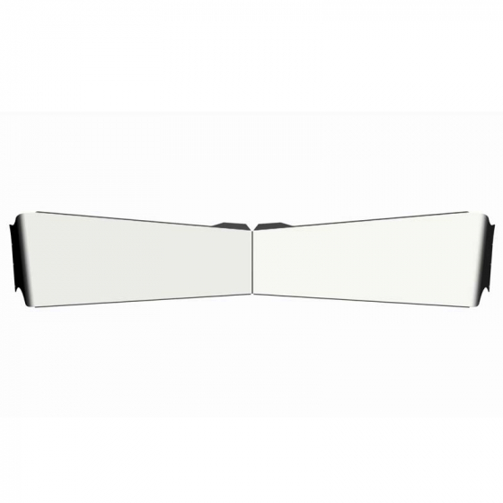 Kenworth 13 Inch To 9 Inch Bowtie Visor For Curved Windshield