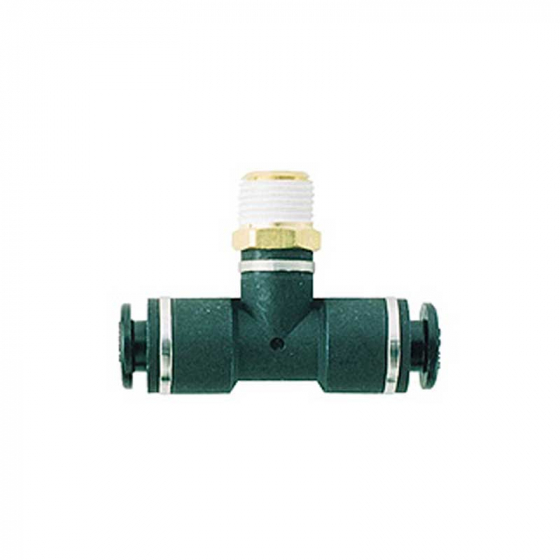Push Lock Male Branch Swivel Tees with Sealant - Secure and Reliable Connections
