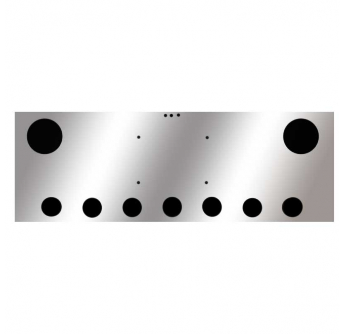 Buy Universal 12-Inch Angled Rear Center Panel with SS Back Plate