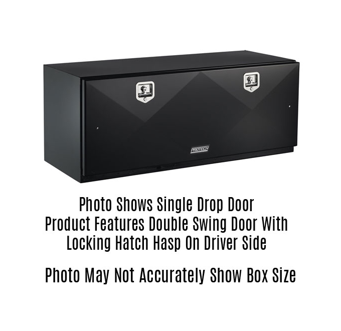 18x18x60 Underbody Tool Box with Double Swing Door - Driver Side