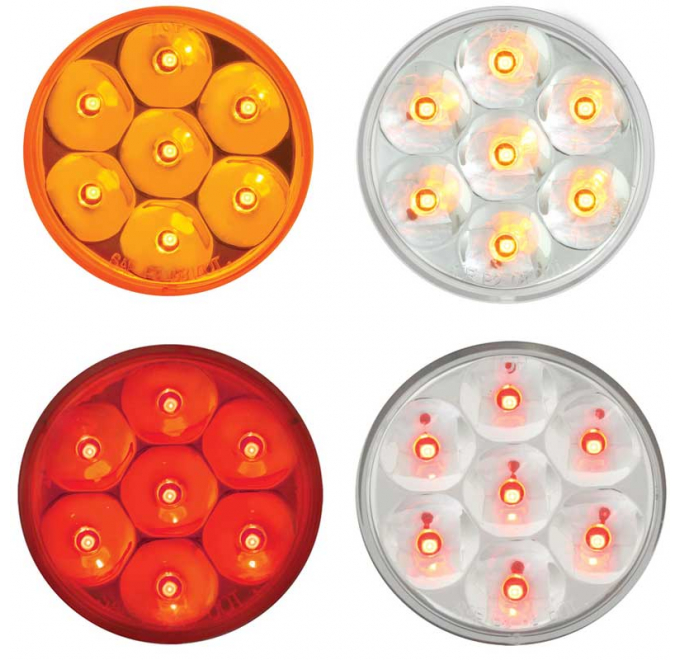 2 Inch Dual Function LED Pearl Light for Semi Trucks