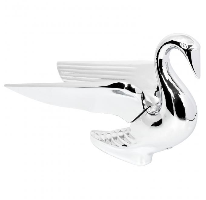 Ciondolo Charm In Argento 925 – Scimmia In Stile Europeo In Sella A Un Cigno, Finitura Anticata, Per Bracciali Standard