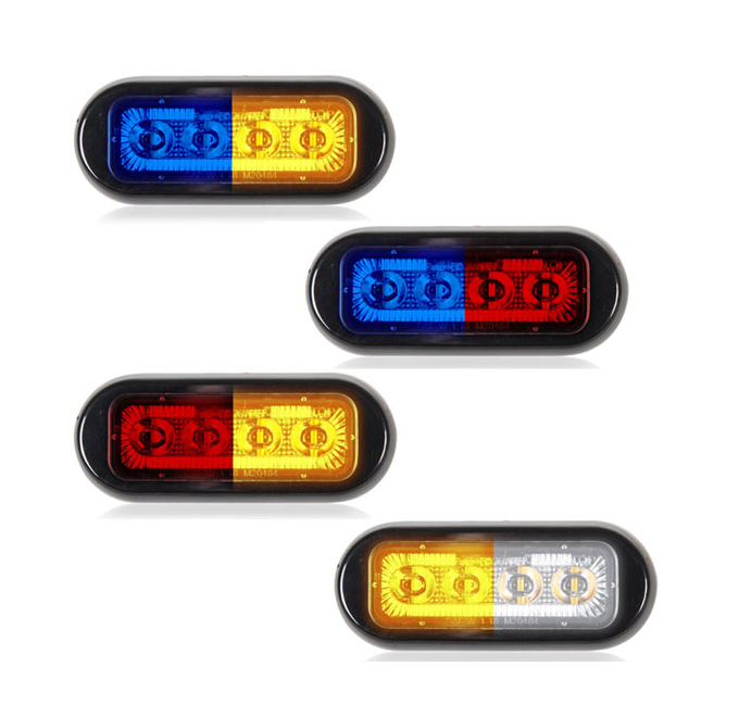 Buy Low Profile Split Color Surface Mount Warning Lights