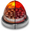 Dual Revolution Red Auxiliary To Amber Clearance And Marker 19 LED Watermelon Light