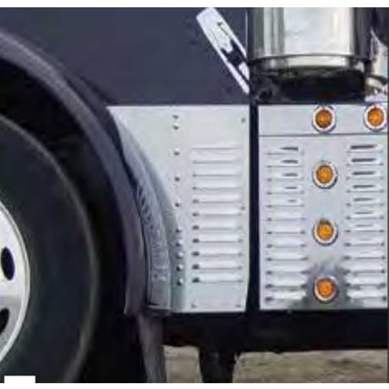 Buy Peterbilt 379 Long Hood Extension Panels - Louvered