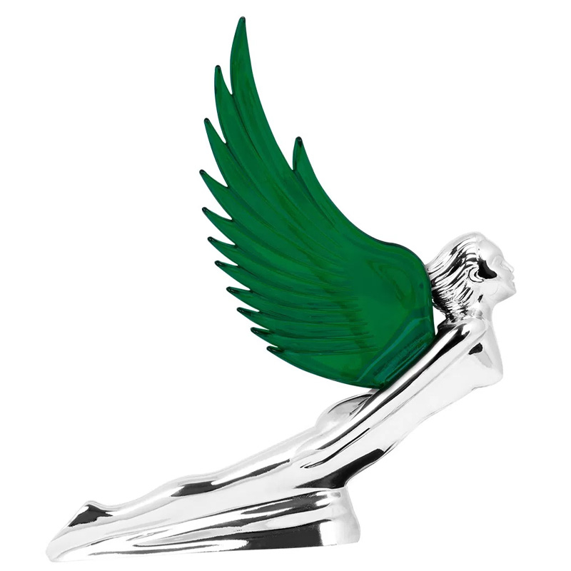 Chrome Metal Nymph Goddess Car Front Hood Ornament Emblem Badge Decal Sticker – Buy The Best Products In The Online Store - Foto 7