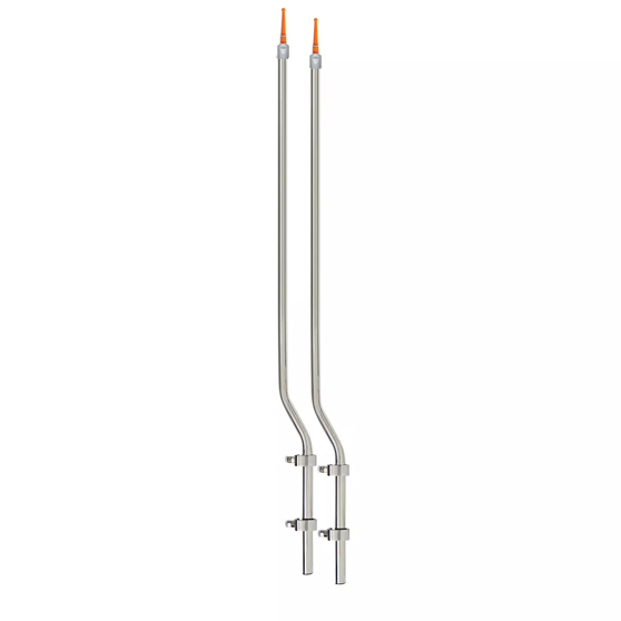 49-Inch Chrome Amber Lighted Bumper Guides | Big Rig Chrome Shop