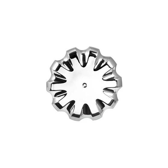 Grand General 20pk 33mm Push-On Hex Lug Nut Covers – Chrome Plastic Flat Top