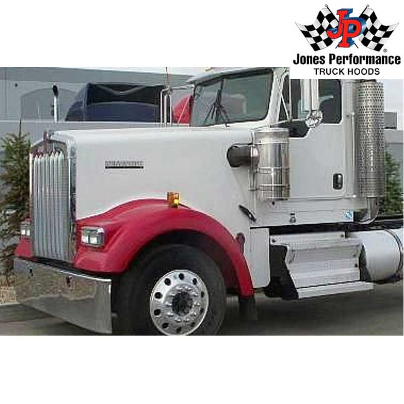 Buy Kenworth W900L Straight Cowl Flat Glass Hood