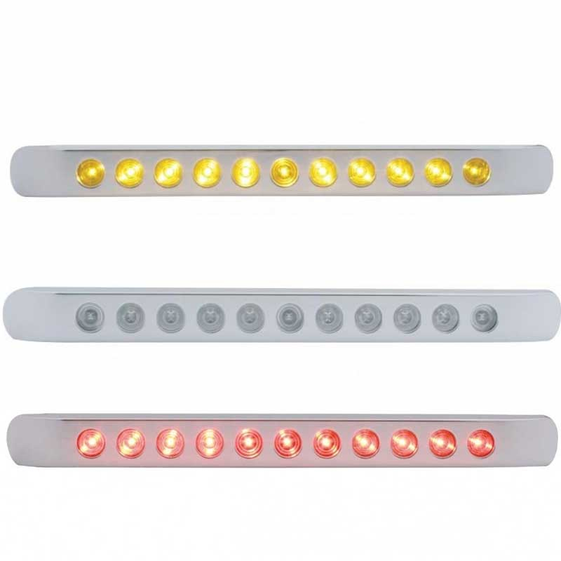thumbnail interactive-video image 1 of 4-Pack Amber 46 LED Trailer Light Bars - 17 1 of 4