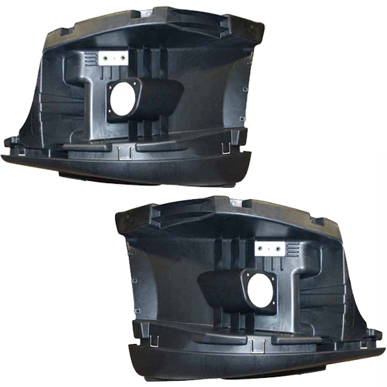 RH Bumper End Frame W/ Fog Light | 2018+ Freightliner Cascadia 21-28981