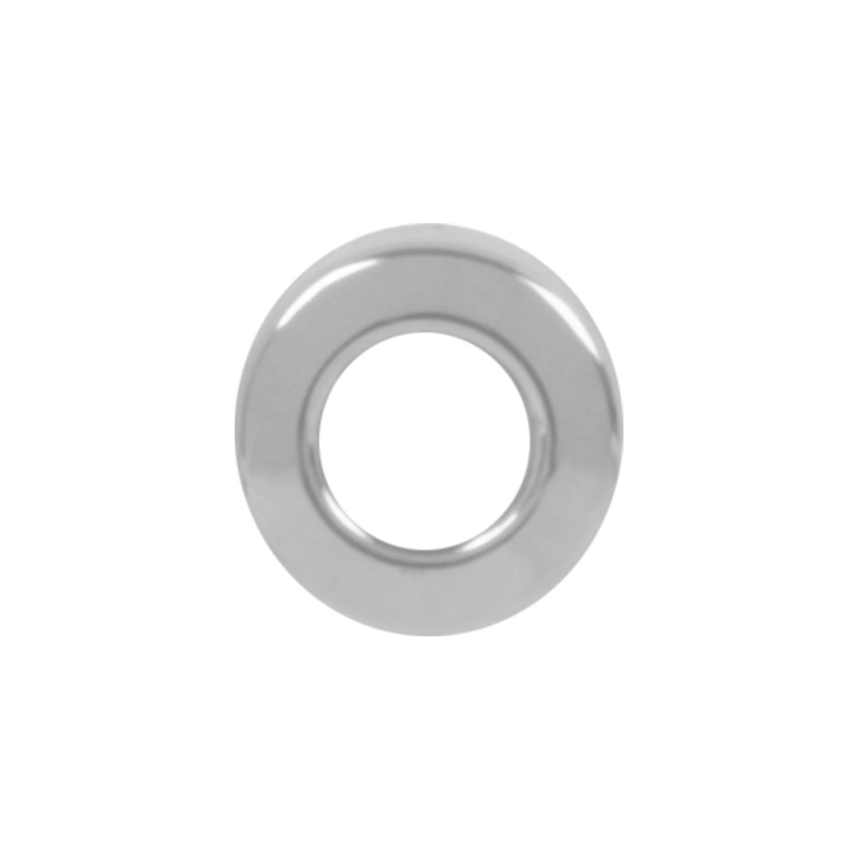Toggle Switch Face Nuts f/ Peterbilt and Freightliner - Chrome - Set of