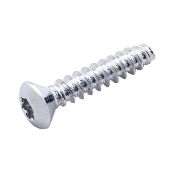 United Pacific Chrome Dash Screws For Freightliner – Blue Jewel – 1 1/2" – Set Of 6