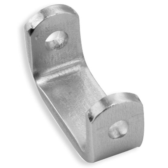 Weld-On Notched Hinge Butt, 1.75 Inch Height to Hole Center, Durable 1 Piece Design