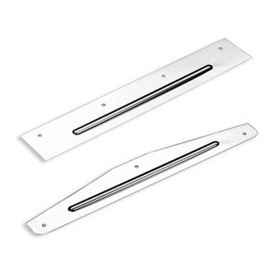 Mirror Finish Stainless Steel Flap Plate Set
