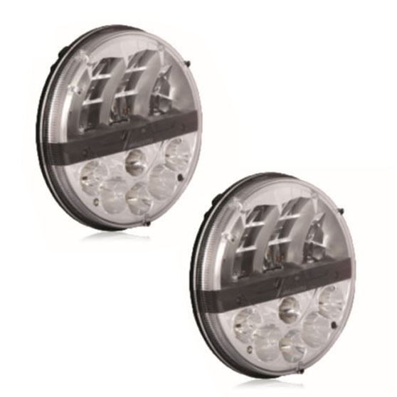 7 Inch Composite LED Dual Beam Headlight Kits