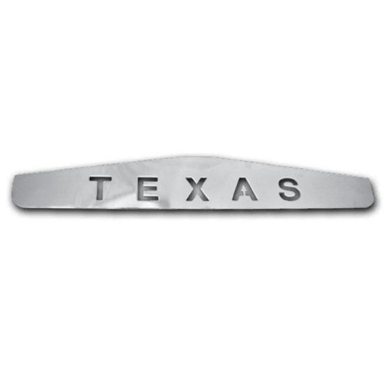 24 By 3 Inch Heavy Duty Bottom Mud Flap Plates With "Texas" Cutout And 3 Welded Studs