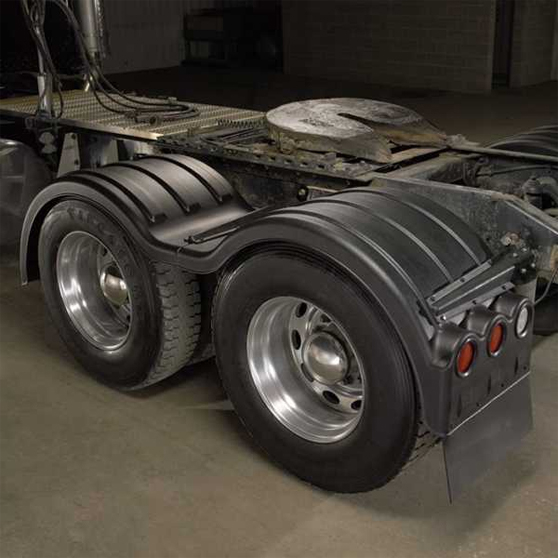The Double Deuce Poly Full Fender For 52 Inch Axle Spread With Light Box - One Fender