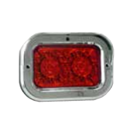 Rear Light Panel With Four Oval And Three 2 Inch Round Light Holes