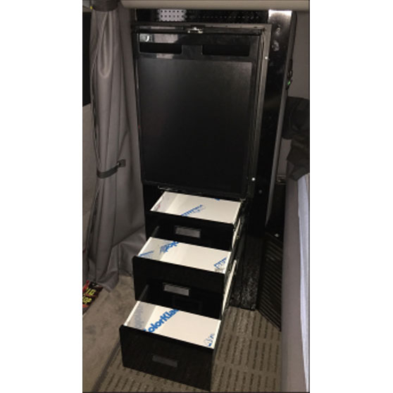 Peterbilt 389 2008 Through 2015 Passenger's Side Refrigerator Installation Kit