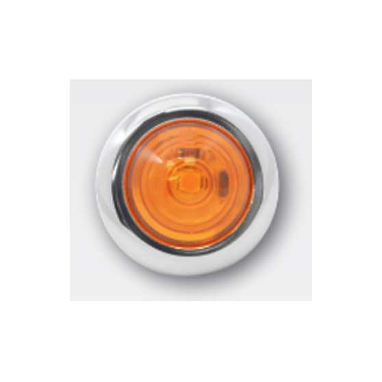Buy 3/4 Inch LED Bullet Lights with Bezel - Big Rig Chrome Shop