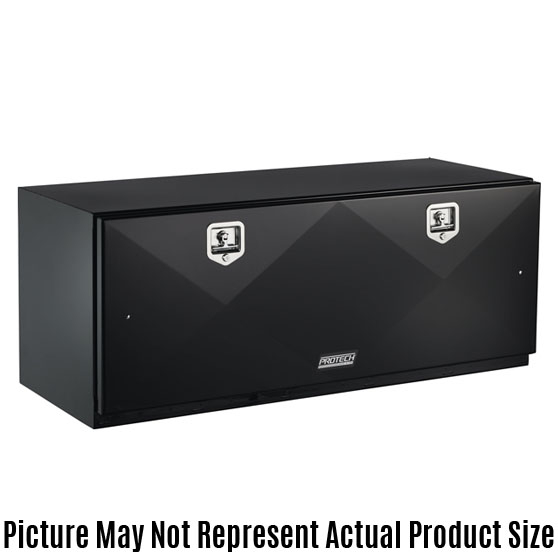 ProTech Gloss Black Steel 18 Inch High By 24 Inch Deep Single Drop Door Tool Boxes