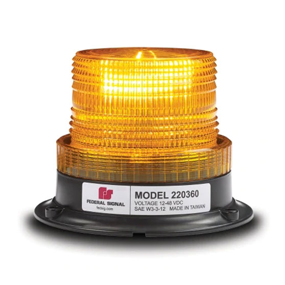 Class 3 Amber Firebolt LED Beacon With Magnet Mount