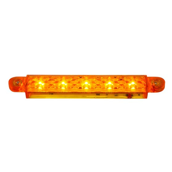 5-Inch Amber LED Light Strip with 3-Wire Connection - Shop Now