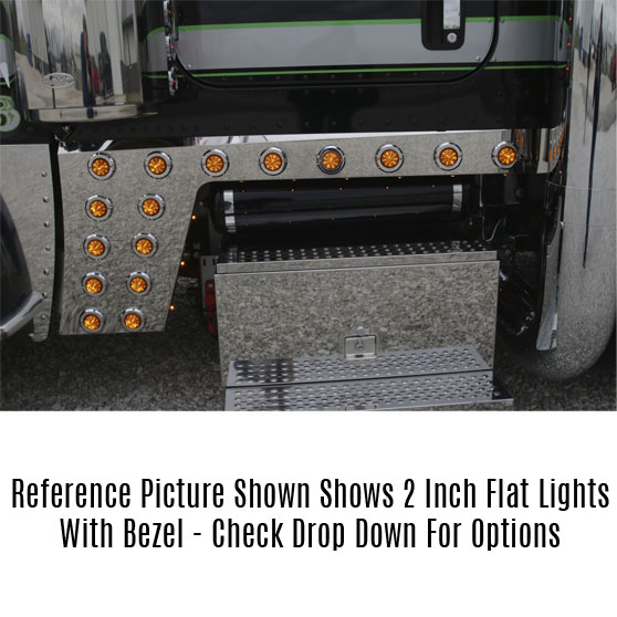 Peterbilt 389 "Darwin" One Piece Cab And Cowl Panels With LED Lights And Bezels