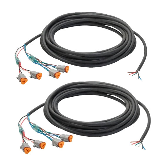 30 Foot TPR Cable with Weather-Tight Connector For Multiple Lights