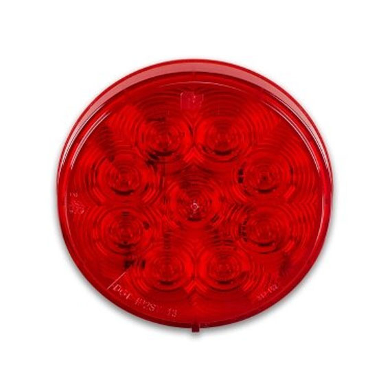 4 Inch Round Stop, Turn, And Tail "SignalTech" Red LED Light