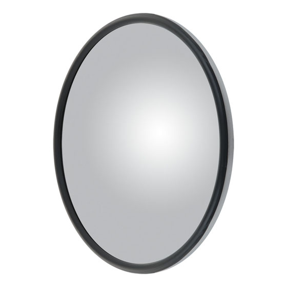 8 Inch Center-Mount Convex Mirror Head With J-Bracket, Stainless Steel