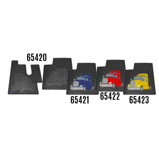 Kenworth T600 2006-2007, T800 2006-2016 And W900 2006-2016 Rubber Floor Mats