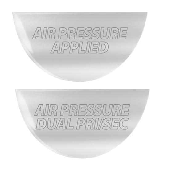 Freightliner Stainless Steel Air Pressure Gauge Emblems