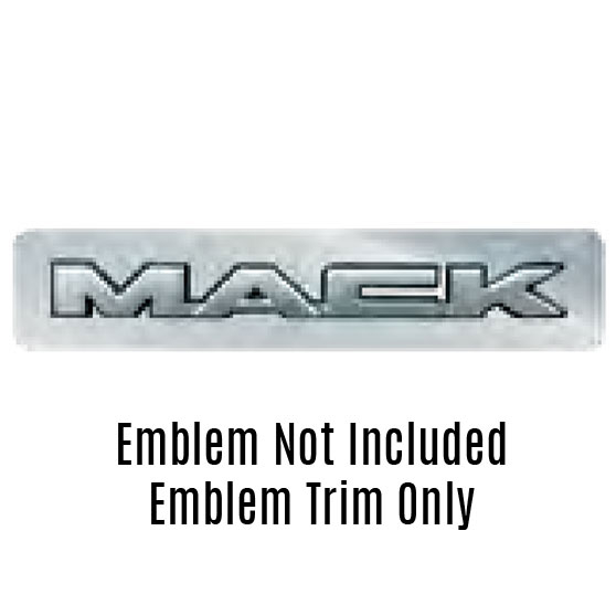 Rectangular Mack Door Logo Trim