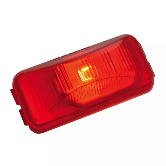 Small Rectangular Marker Light with Grommet - Big Rig Chrome Shop